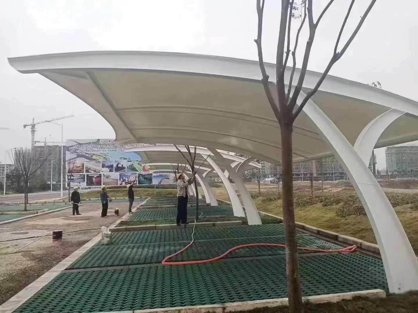 贵州锦屏膜结构车棚采购避坑指南：本地气候不同，别拿低价当性价比
